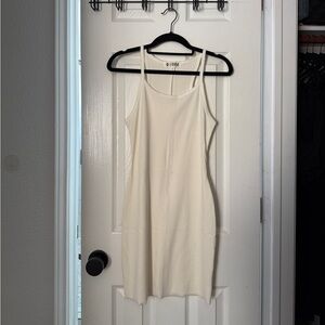 Eterne Cream Tank Dress